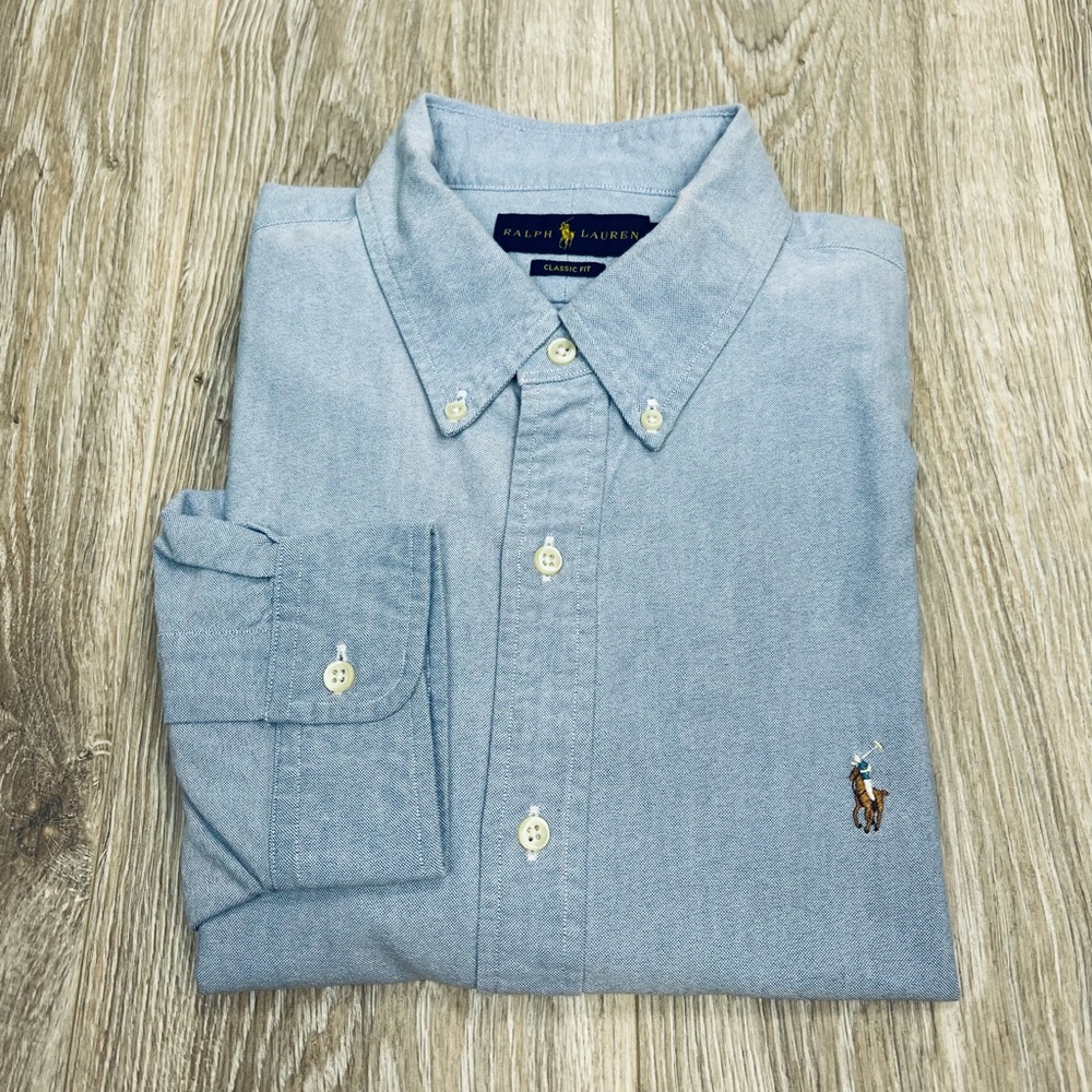Polo Ralph Lauren Blue Oxford Shirt XL